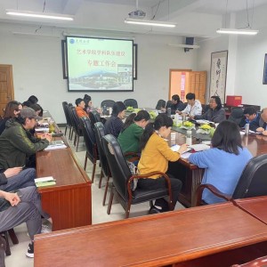 艺术学院学科队伍建设专题工作会